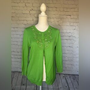 {Talbots} Green Women's Cardigan